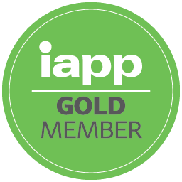 Логотип золотого члена IAPP